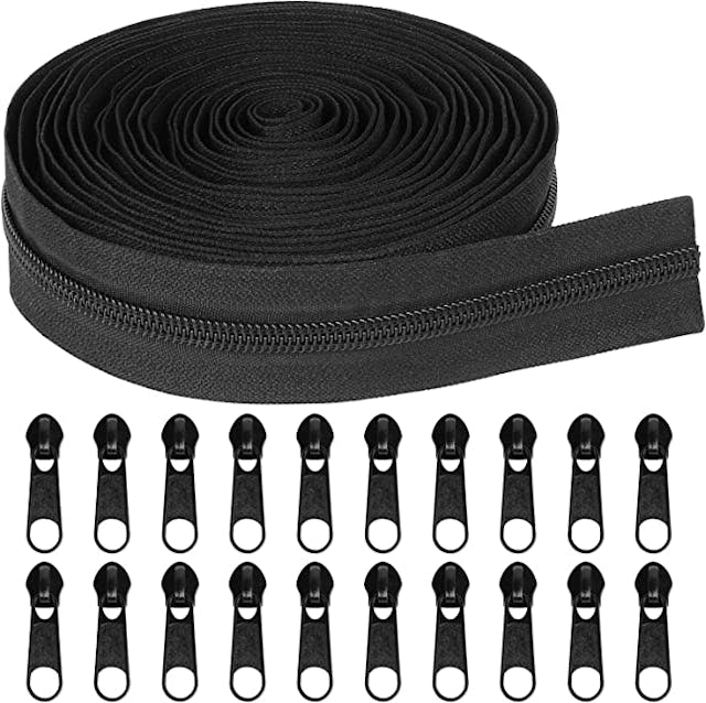 Black Nylon Coil Zipper