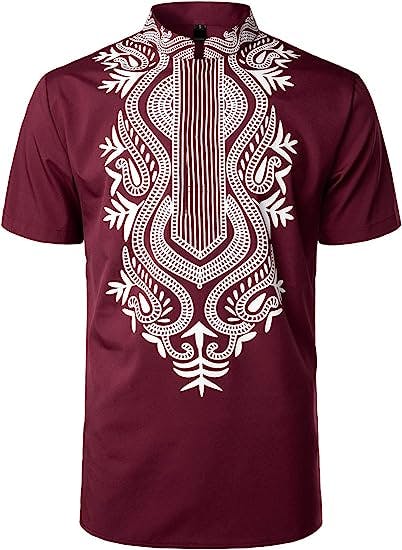 Men's African Traditional Printed Shirt