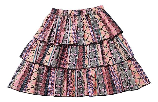 Girl's Kids Tiered Multi Layers Skirts 