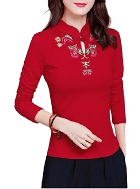 100% COTTON SLEEVE EXCLUSIVE LADIED LONG SLEEVE T-SHIRT